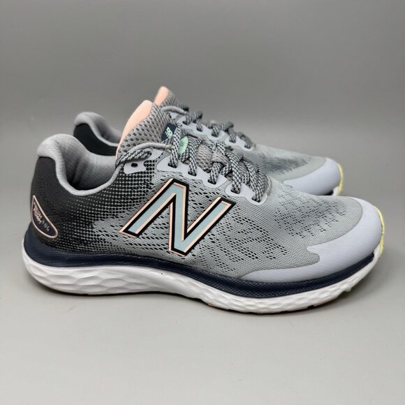 New Balance Women's 680 Running Shoe Logwood/Ocean Gray Size US 8.5 Sneakers - Picture 1 of 9